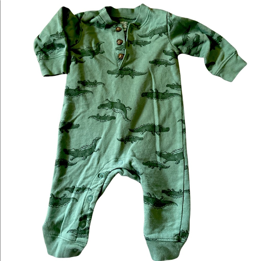 Carter’s Alligator Body Suit 6m Olive Green